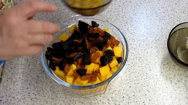 ТЫКВА С МЕДОМ И СУХОФРУКТАМИ. смотреть онлайн