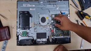 Lenovo All In One Ideacentre 300-23ISU Disassembly & How To Clean Heatsink and Thermal Paste