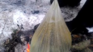 Кипячение воды в пакете