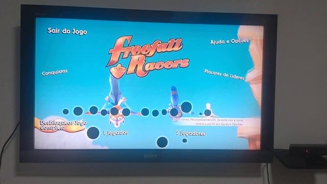 o jogo do Freefall Racers do Xbox 360 Kinect versão demo смотреть онлайн