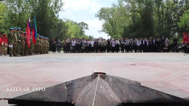 В Кизляре дали старт Вахте Памяти и приняли в ряды Юнармии 56 новобранцев