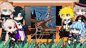 | genshin react to paimon as unknown god |🇷🇺/🇬🇧 |