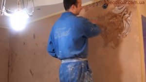 венецианская штукатурка двухцветная