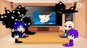 Fandom react to cartoon cat