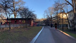 Stockholm 4K Virtual Walk in Vasastan: Karlberg -Atlas Area -Vasaparken (treadmill/relax/explore)