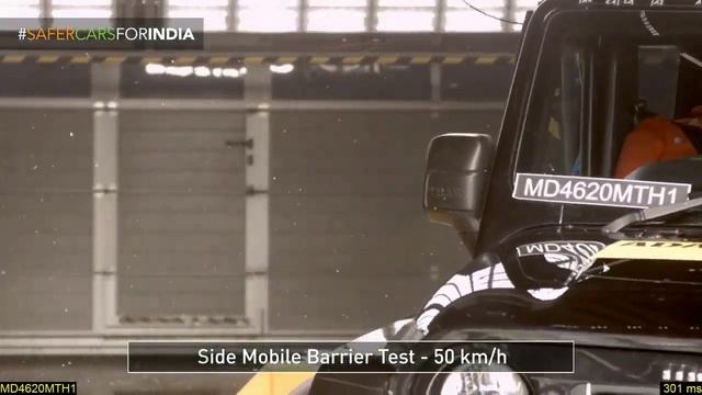 Mahindra Thar crash test:: Pass. Thar score 4 stars out of 5. смотреть онлайн