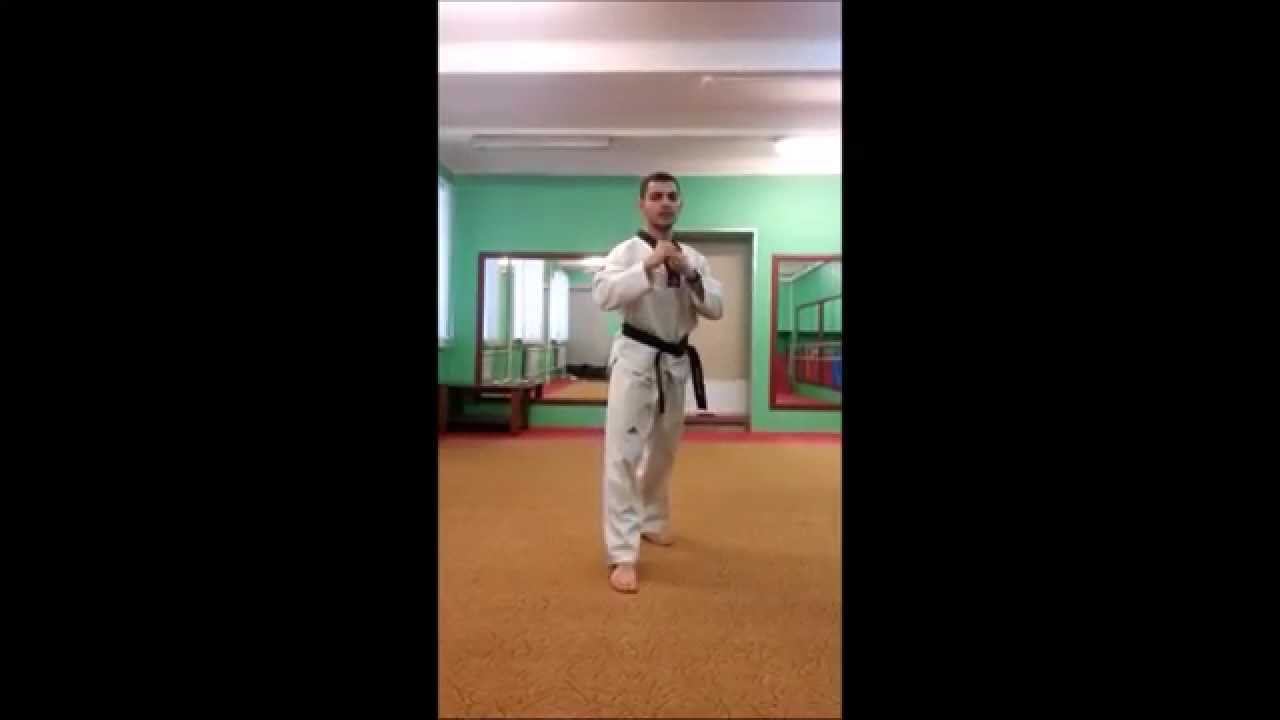 Taekwondo WTF. Удары ногами.Ильдан Ап Чаги.