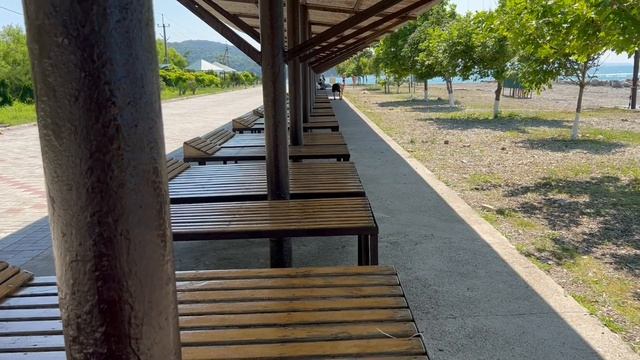 Пляж Морская волна Джубга, короткий обзор и наши впечатления