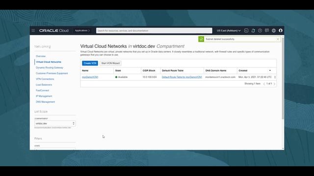 Remove a Virtual Cloud Network in Oracle Cloud Infrastructure смотреть онлайн