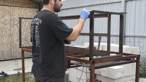 Садовая мебель из металла и дерева в беседку своими руками