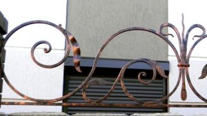 Покраска под медь ,патина,как покрасить под старую медь кованое изделие, дизайн забора для дома