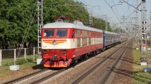 "После простоя!" ЧС6-029 с поездом 159А Петрозаводск-Москва на о.п. Останкино.