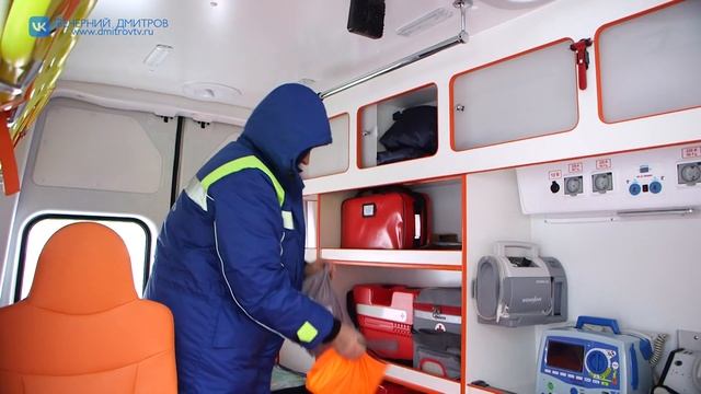 На Дмитровскую подстанцию скорой медицинской помощи  пришли новые машины скорой помощи