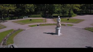 Аеросъемка и видео презентация города Пушкин и Павловска, монтаж и цветоколор.
