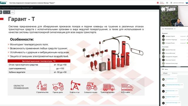 Системы модульного пожаротушения “Гарант" / 30.11.2021