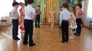 Выпускной в садике. Кадриль.