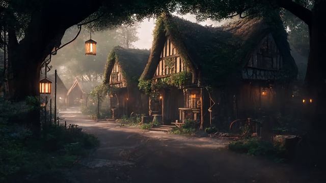 Cozy Village - Relaxing Ethereal Ambient Journey - Romantic Soothing Piano Music смотреть онлайн
