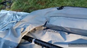 Лодка ПВХ Flinc f300 tl с самодельным килем и мотором Suzuki DF 2,5