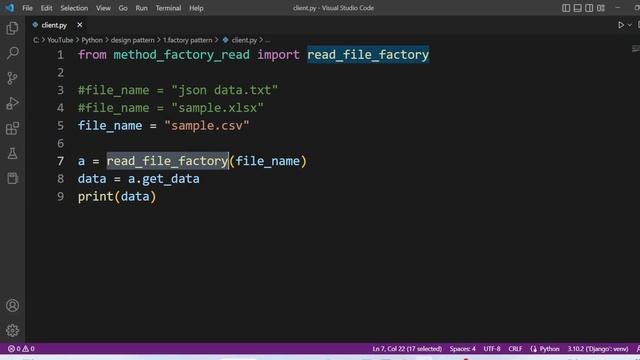 Factory Method | Design Pattern | Python