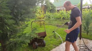 Пескоструйная насадка на мойку - как работает_ Пескоструй для моек высокого давления - в наличии!