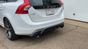 2016 Volvo V60 T6 Drive-E with Borla muffler upgrade (Before/After)