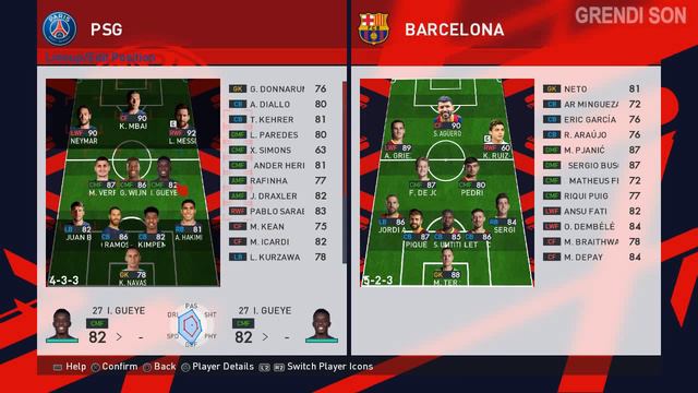 PES 2017 | Messi PSG Graphic Menu 2021 EFOOTBALL Theme смотреть онлайн