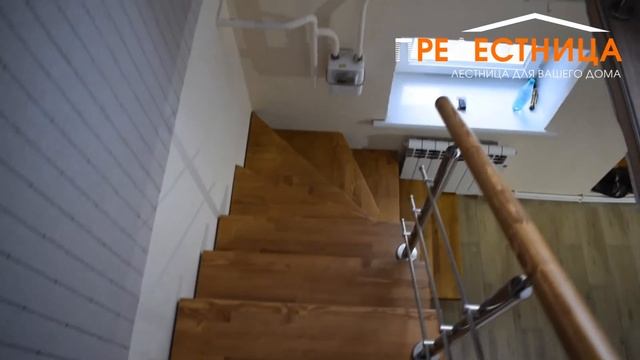 Компактная лестница Ассоль 34