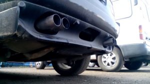 Самодельный выхлоп БМВ Х5 3.0d