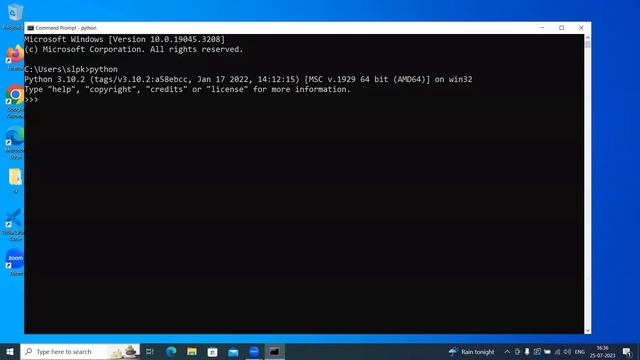 Python   Divide two number in Interpreter Mode explained in Telugu