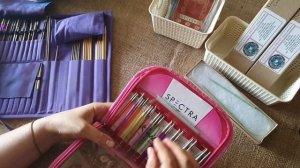 Спицы прозрачные/Мои 500 пар спиц  #4/вязание