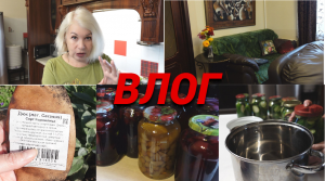 Влог/Продолжаю делать заготовки на зиму/Купила черевишню.Моя шарафуга.Подробности в видео