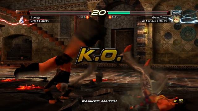 337 - Tekken 6 - Coouge (Christie Monteiro) vs xDumbThots (Christie Monteiro) смотреть онлайн