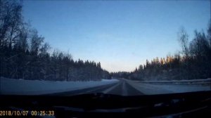 Дорога от Сортавала до горного парка Рускеала