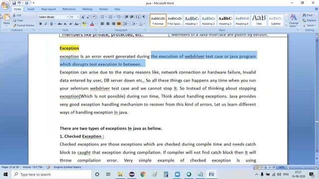 Java Tutorial for Beginners || OOPS || Concrete Class || Multiple Inheritance || Exception Handling