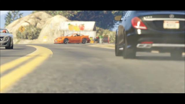 Gta 5 Mercedes-Benz S63 AMG W222 cinematic view смотреть онлайн