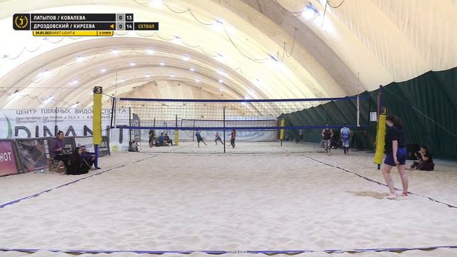 Четвертьфинал: Латыпов / Ковалева VS Дроздовский / Киреева |  MIXT LIGHT A -  04.03.2023