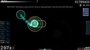 [osu! replay] amazarashi - Kisetsu wa Tsugitsugi Shindeiku - Tokyo Ghoul Root A Edit- [HB's Expert]