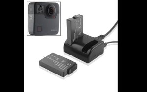Аккумулятор и зарядная докстанция для экшн камеры GoPro Fusion