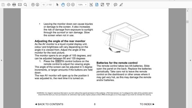 Nissan Elgrand E51 AV Manual in English смотреть онлайн