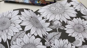 ЧЕЛЛЕНДЖ Раскрашиваю гелевыми ручками с блестками, карандашами мелаллик и перламутровой акварелью