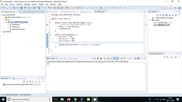 Variables in Java Part-1 || Java 8