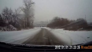 Разворот с ручником (передний привод)