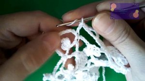 Красивый винтажный мотив крючком (шестиугольный)..mp4