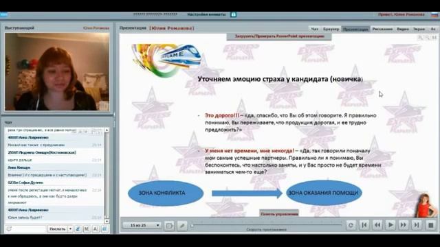Эффективная отработка возражений. Романова Юлия
