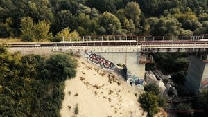 Воронеж с квадрокоптера. р. Песчаный лог от устья до очистных.