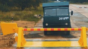 Испытания противотаранного шлагбаума "Трек" 2020