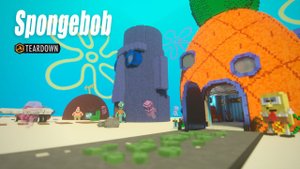 Destroying SpongeBob Houses! | Teardown