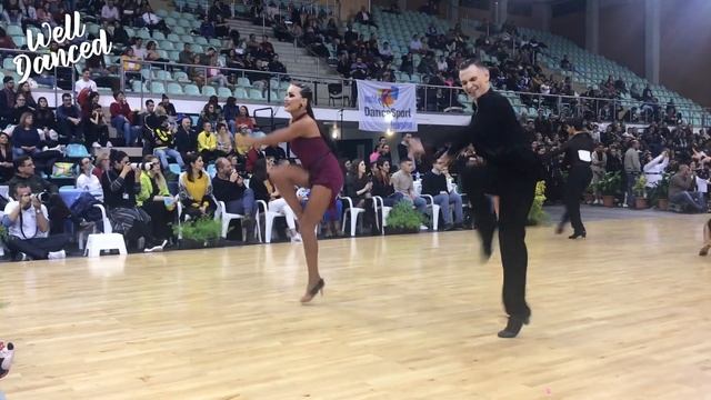 Pavel Lagurev & Alina Voyna (RUS) | POC 2020 | WDSF World Open Latin | 1/2 Final - Jive