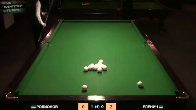 ●Будущее бильярда выпуск №3●А.Родионов -vs- В.Еленич●рекомендуем● смотреть онлайн