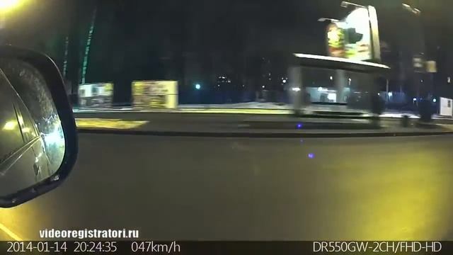 Видеорегистратор BlackVue DR550GW-2CH - Задняя камера Пример видео смотреть онлайн